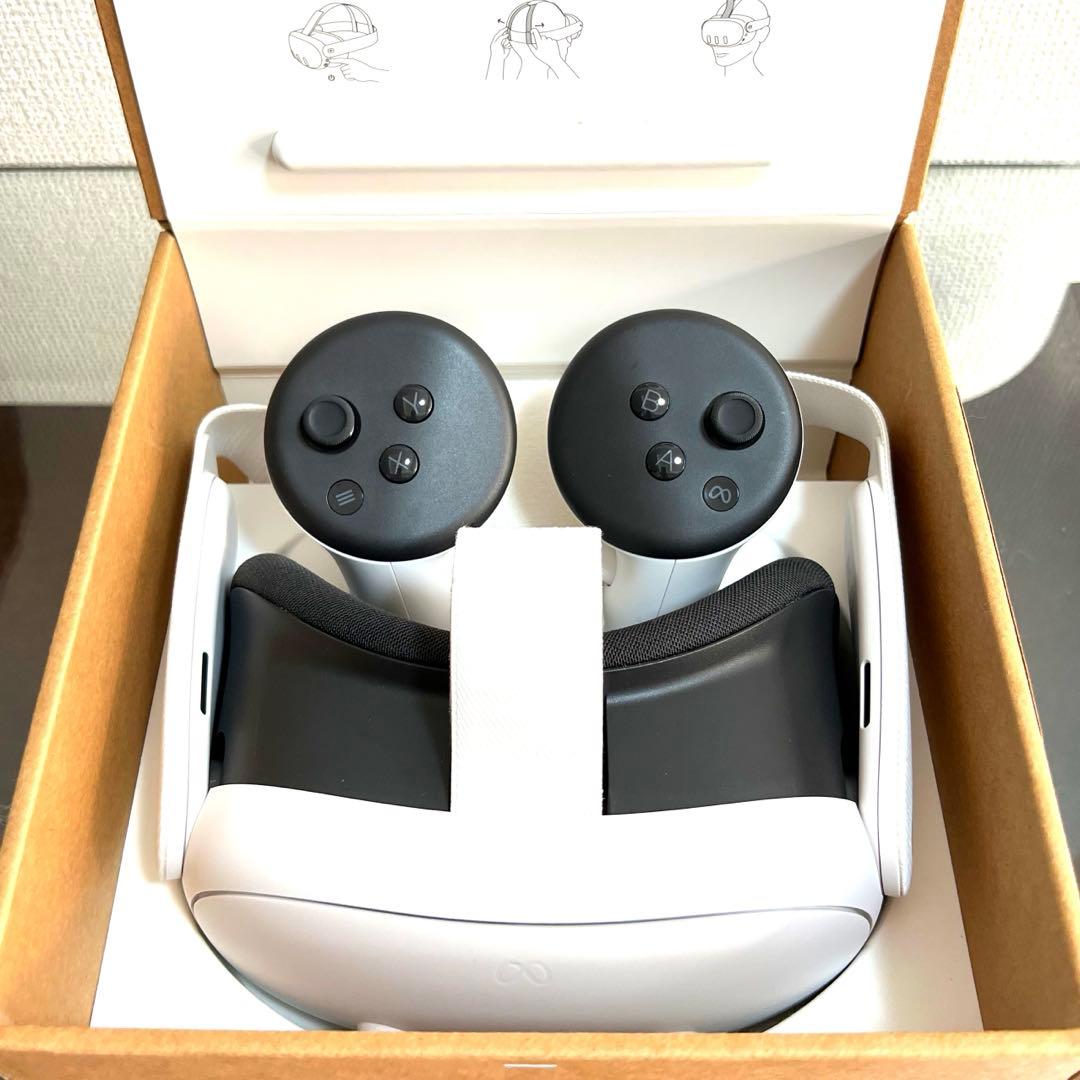 【美品】 Quest 3 VRヘッドセット　付属品125GB