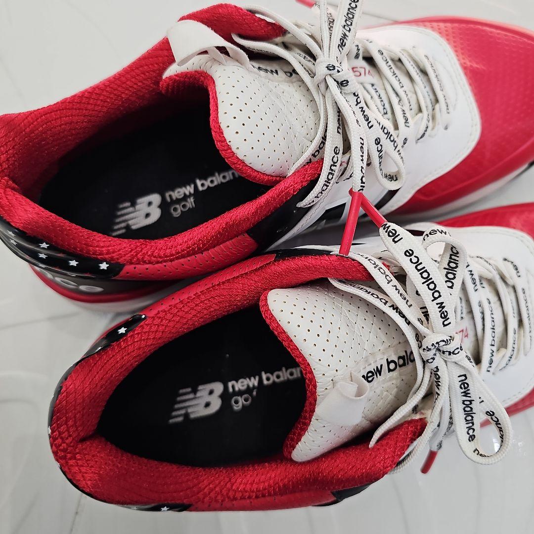 美品【New Balance】 ゴルフシューズ 25㎝
