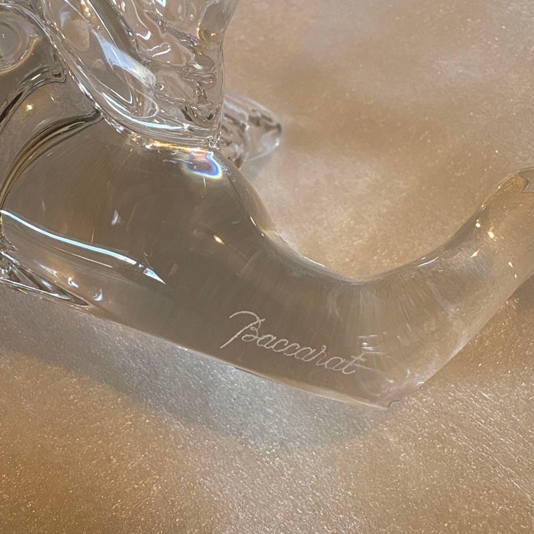 値下げ　Baccarat バカラ　クリスタルガラス 天使　エンジェル　置物