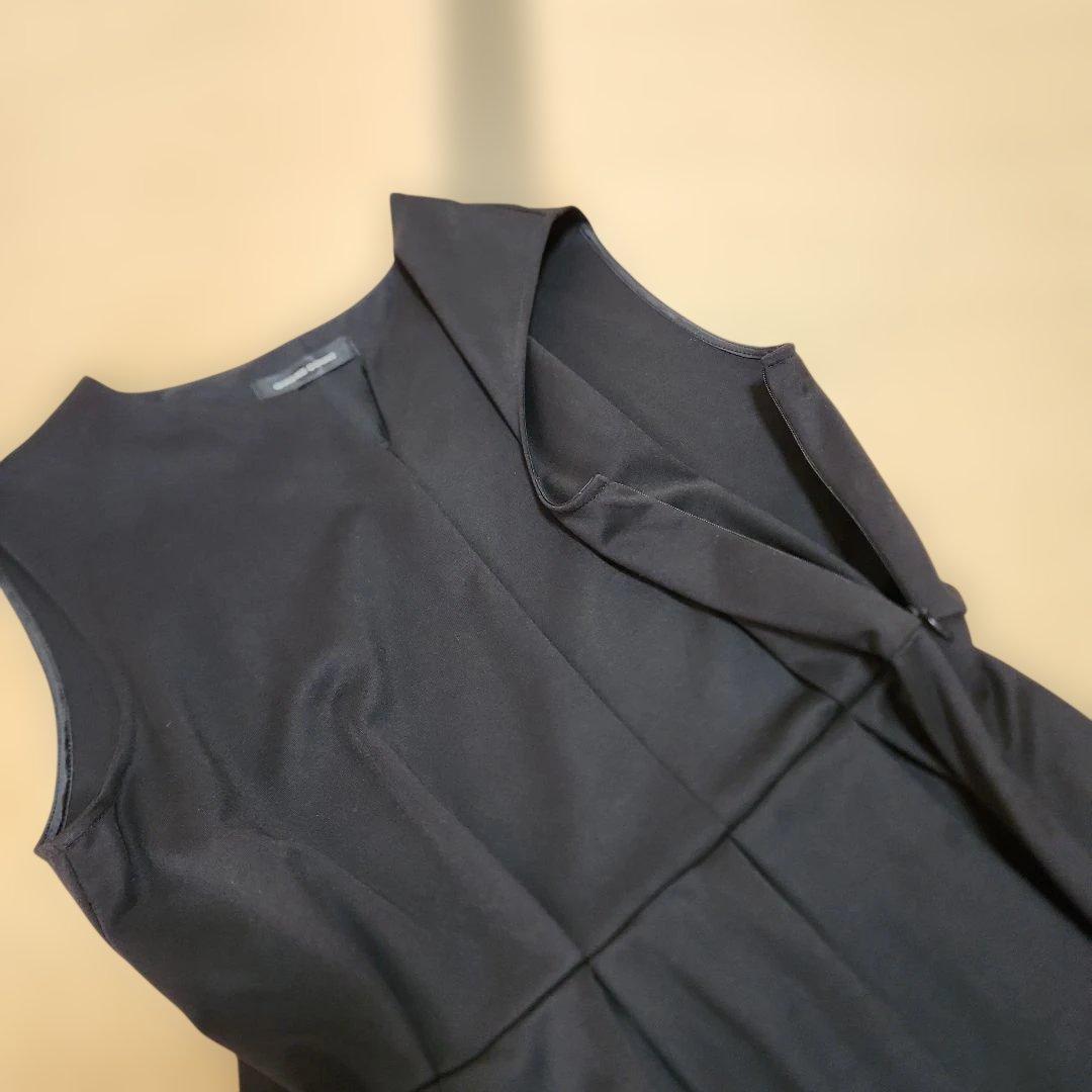 QUEEN'S COURT ノースリーブロングワンピース ブラックXL 美品