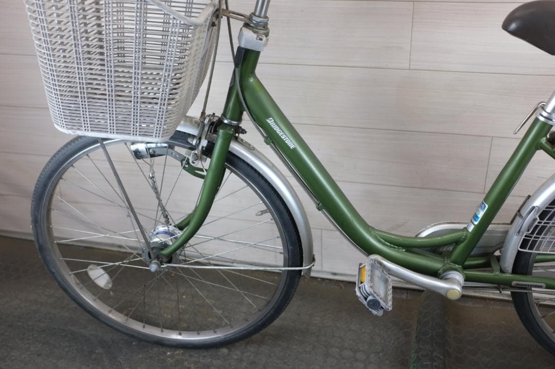 ブリヂストン　軽快車　24インチ　シングル　ライト