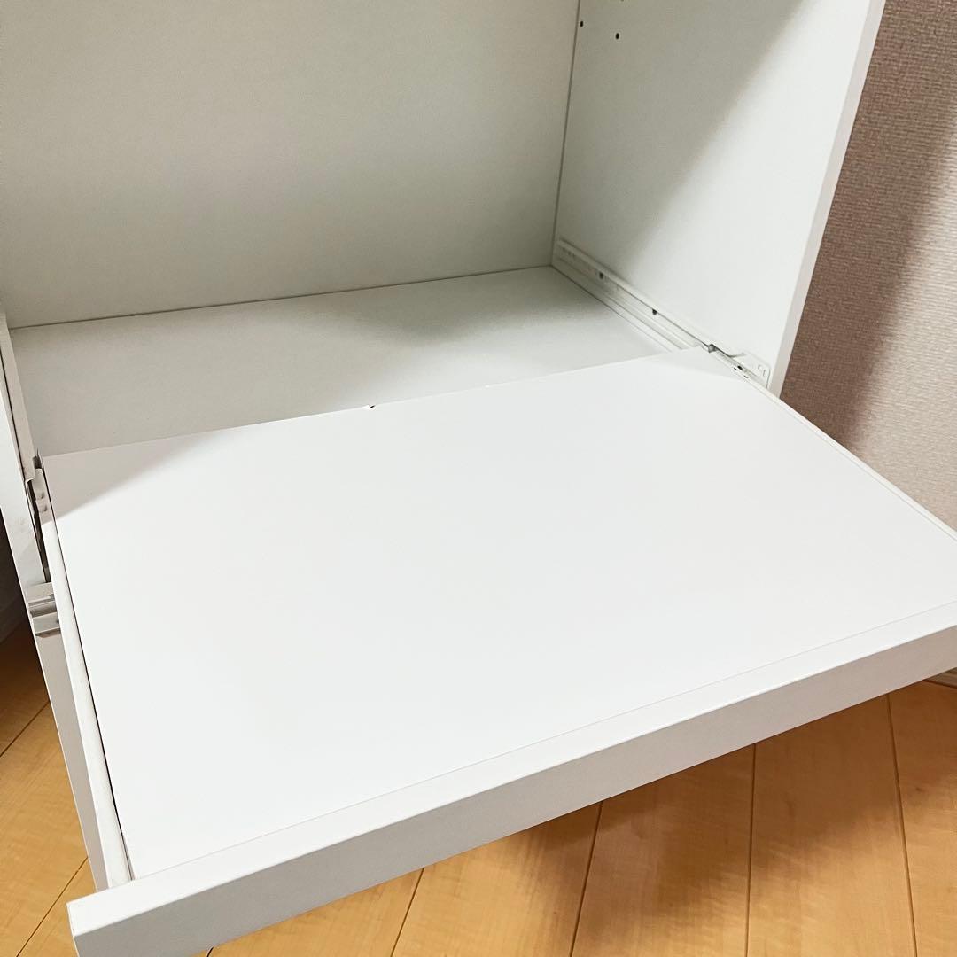 直接取引可能　ニトリ　キッチンカウンター 食器ホワイト