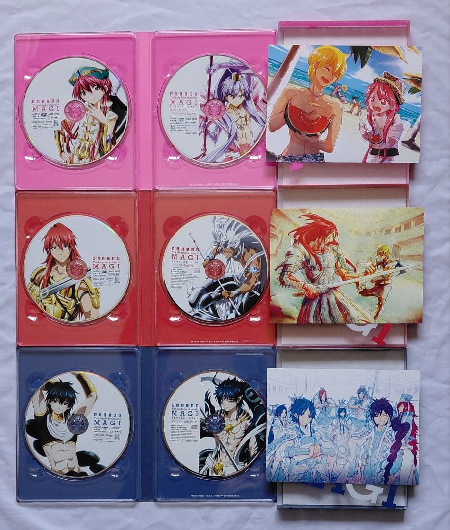 The labyrinth of magic magi マギ　DVD　1期　2期