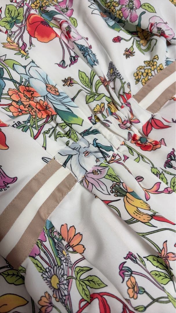 美品✨EmiriaWiz レトロ フラワー ロングワンピース 花柄