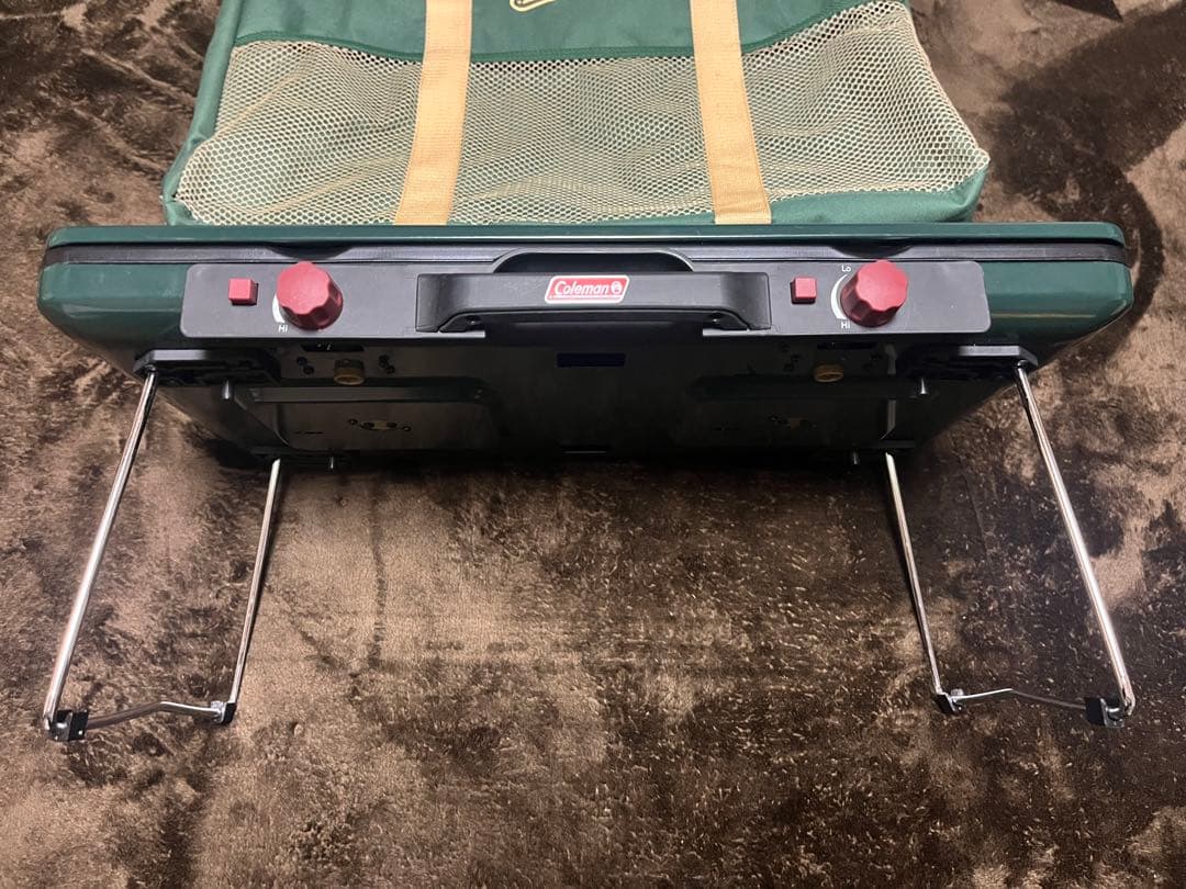 Coleman コールマン ツーバーナー コンロ+専用バック 新品同様品
