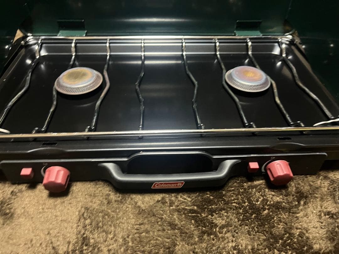 Coleman コールマン ツーバーナー コンロ+専用バック 新品同様品