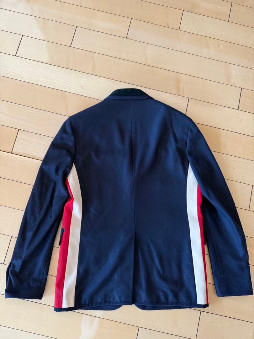 GUCCI グッチ ネイビー ブレザー　 カシミヤ