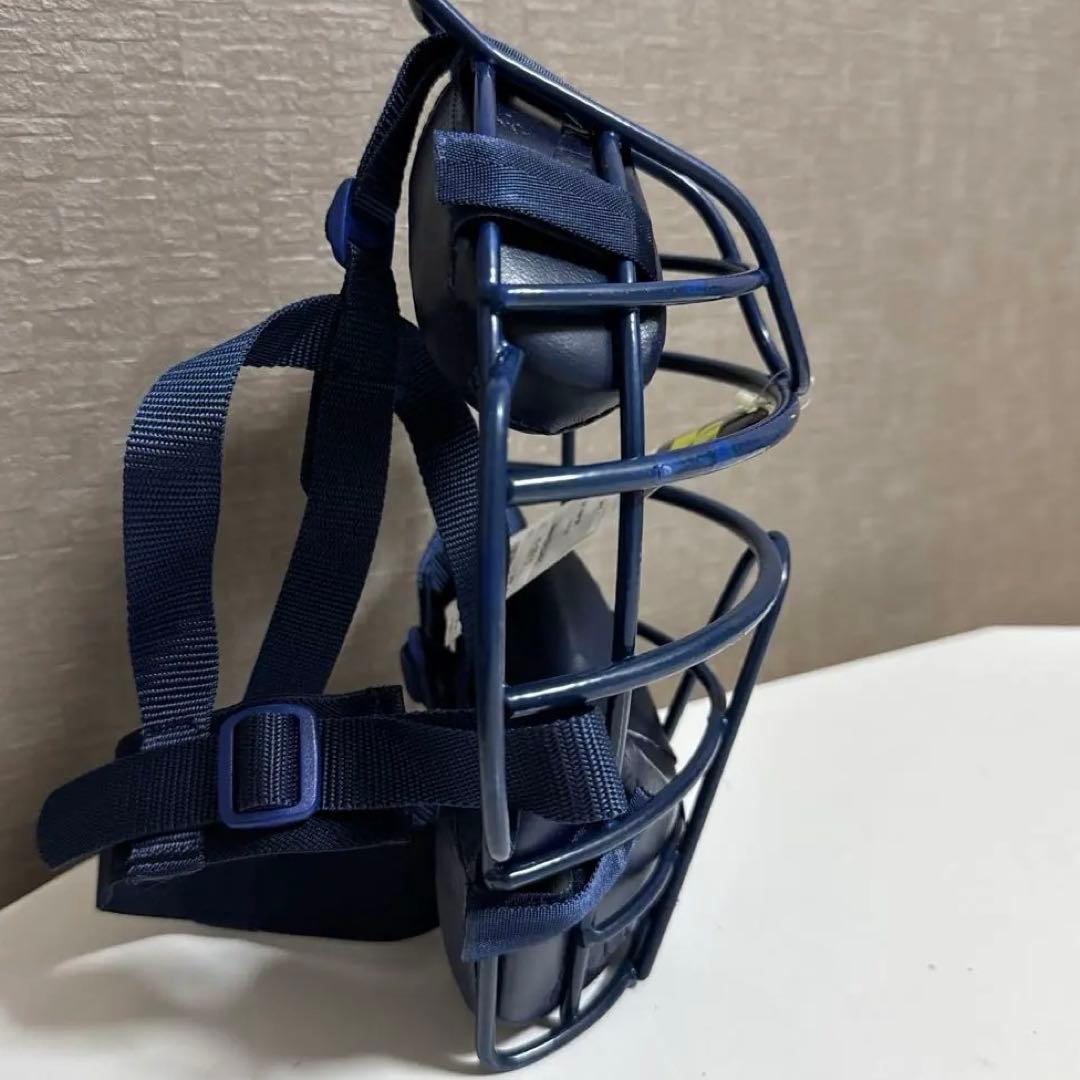［美品】 日本製　SSK 軟式野球キャッチーマスク　ネイビー