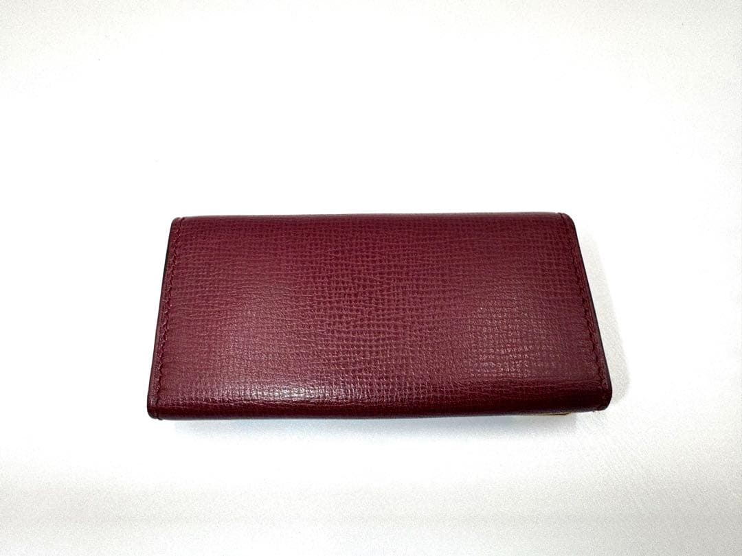 【美品】 Cartier カルティエ 4連キーケース ボルドー