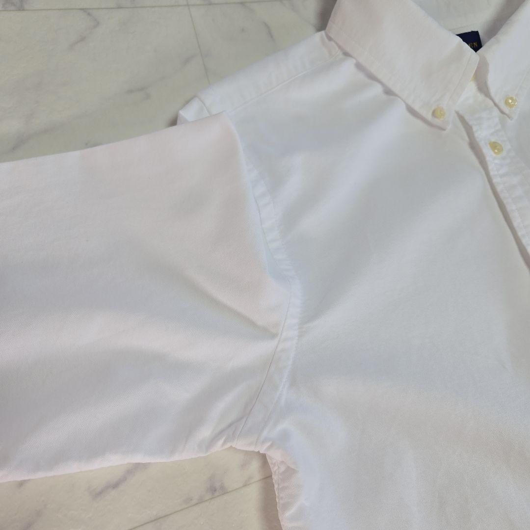 美品♥️ラルフローレン 白 ホワイト 長袖シャツ レディースL相当