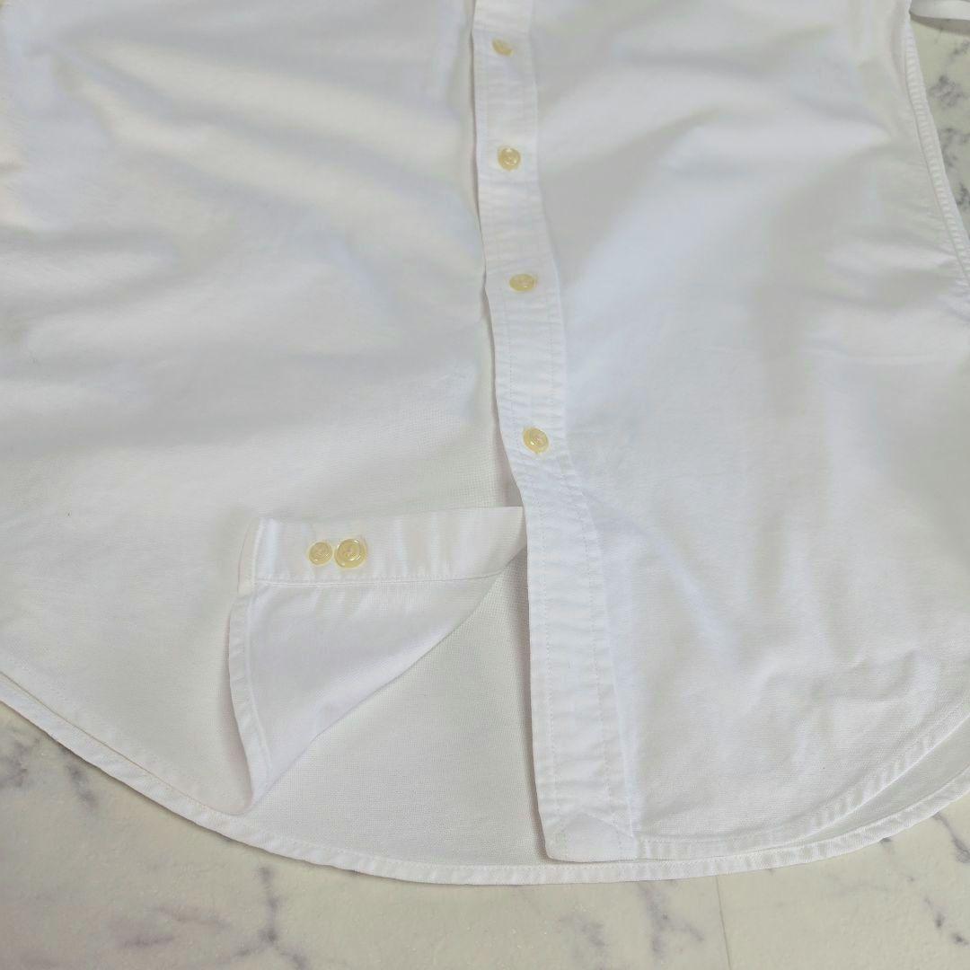 美品♥️ラルフローレン 白 ホワイト 長袖シャツ レディースL相当