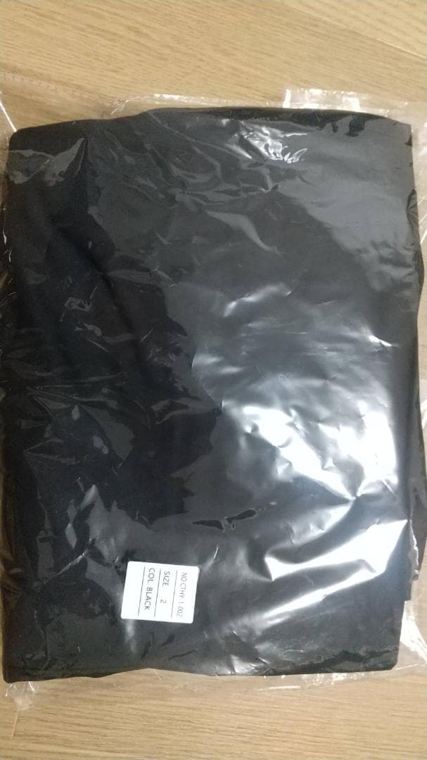［CTHY］TWILL WIDE TAPERED SLACKS（Black）