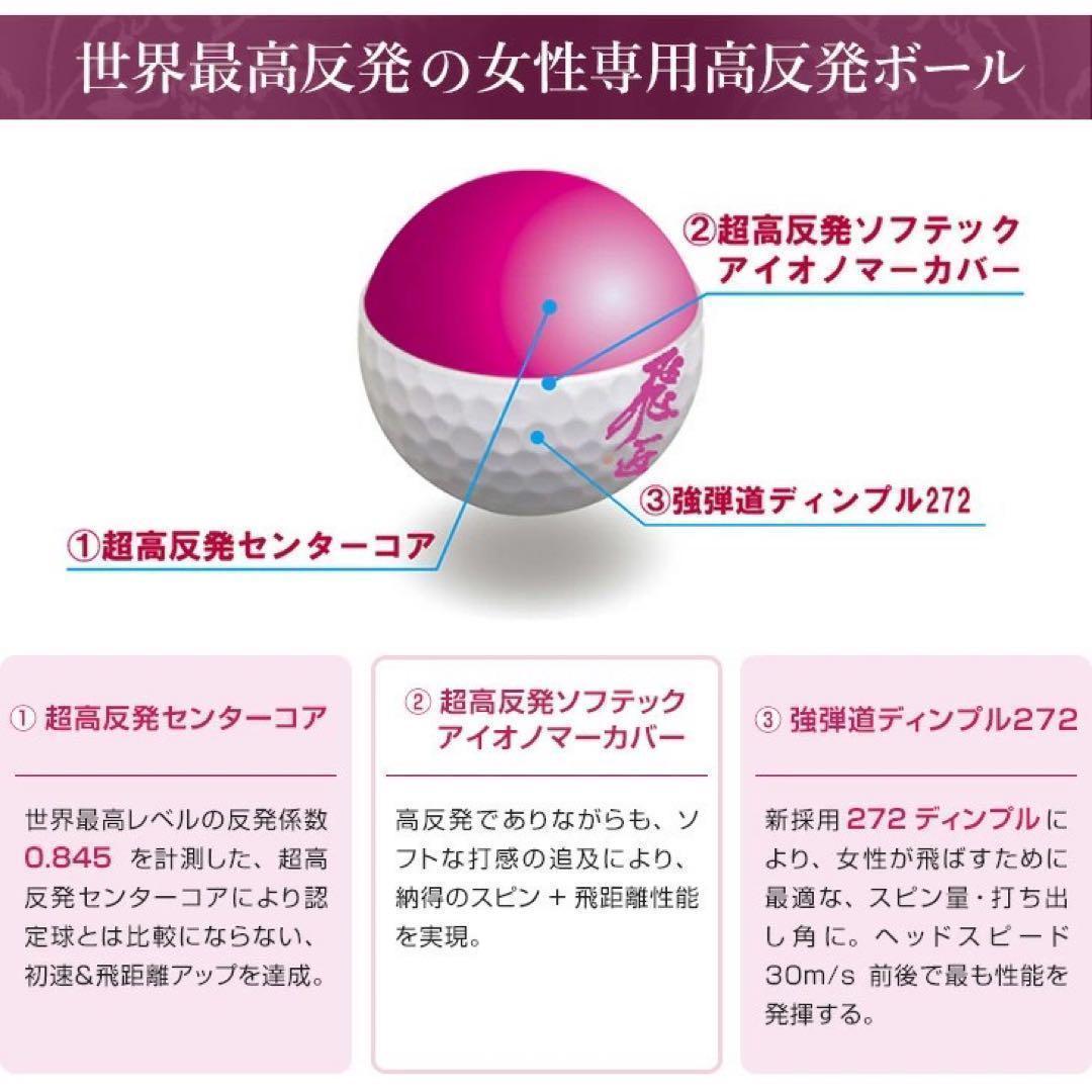 超飛び女性用超高反発! 軽くてオシャレ♥ ダイナミクス フェミーナ プレミア仕様