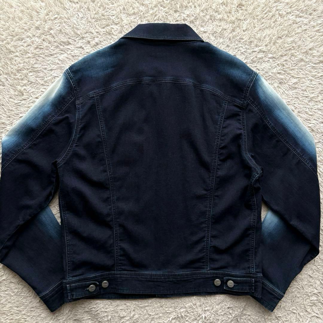 ★イタリア製★ DIESEL ジョグジーンズ トラッカージャケット 青 Lサイズ