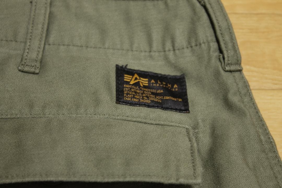 【ALPHA INDUSTRIES】B.D.U. ミリタリー カーゴTB1057
