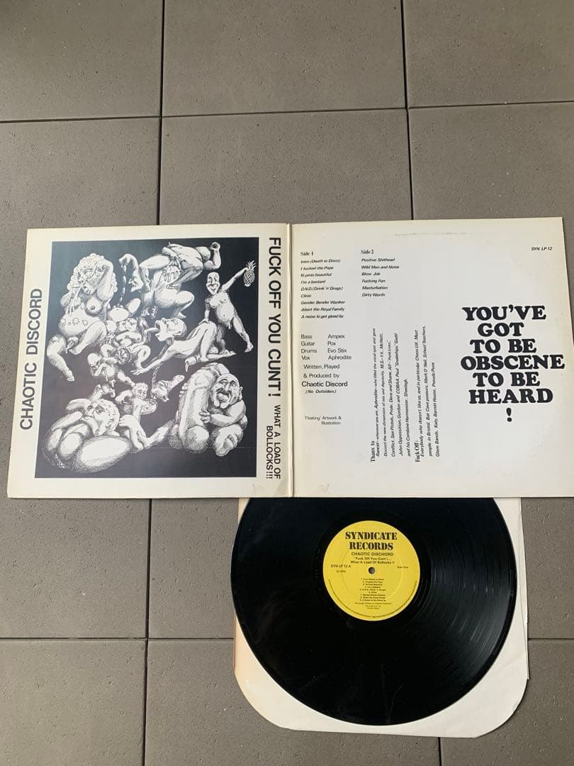 洋楽 Chaotic Discord - Fuck Off You Cunt !...