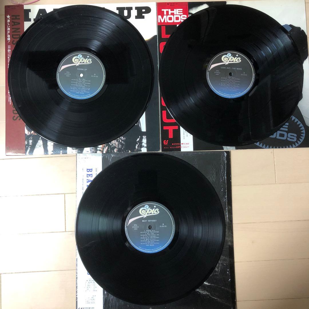 THE MODS レコード3枚まとめ売り　めんたいロック