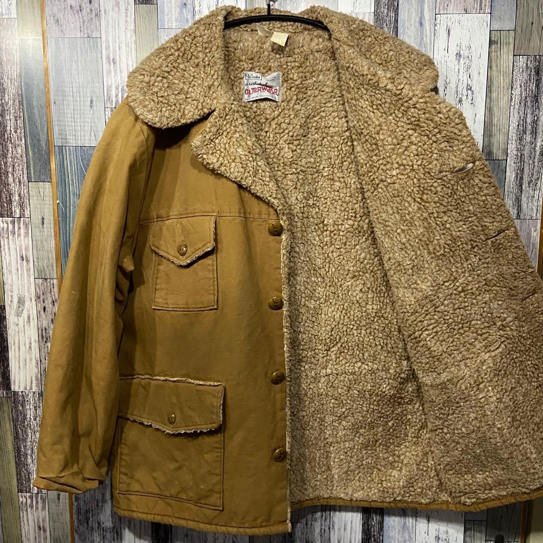 S.Y出品はじめました様USEDウォールズUSAランチコートダック地裏ボアカーキ