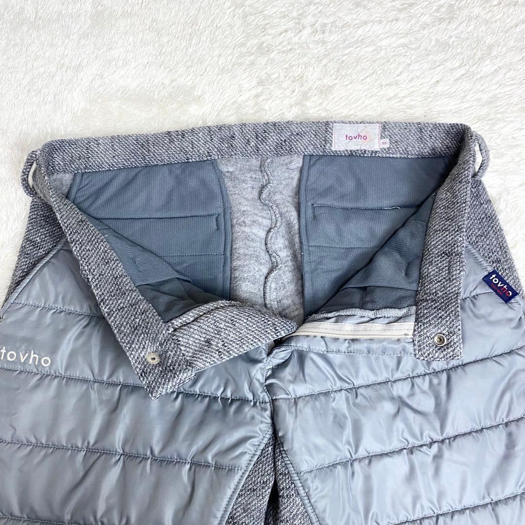 22AW tovho TECHTWEED中綿パンツ　Lサイズ　定価42900円