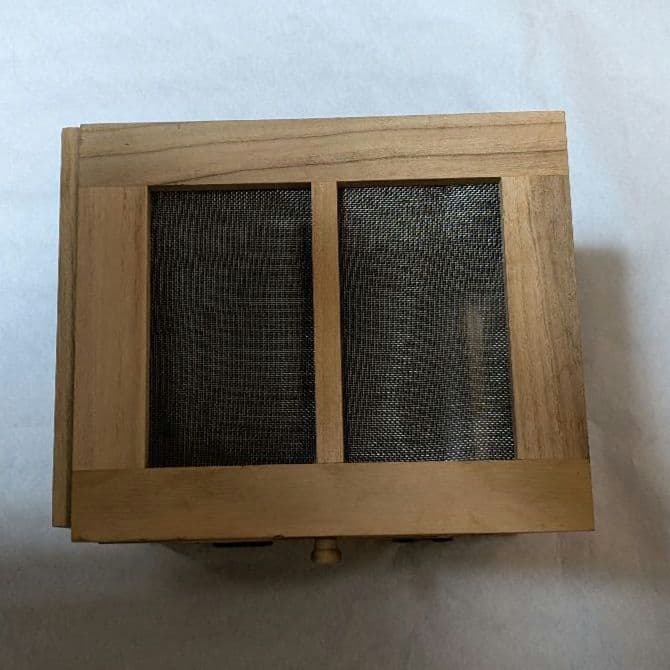 【レトロ】 蝿帳　台所網戸棚　食器棚 キャビネット　水屋　飾り棚収納