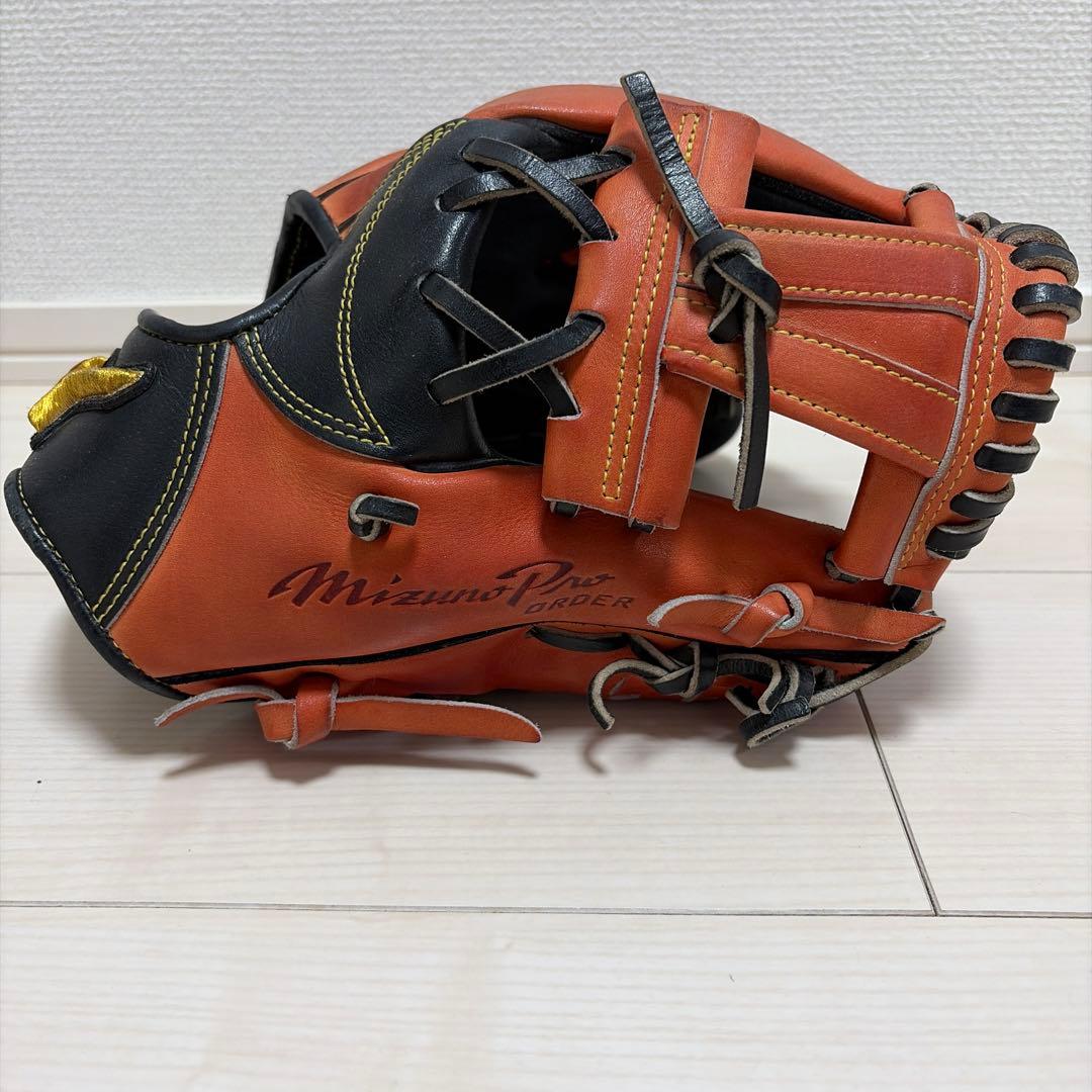 ド*テ様 日本製 ミズノプロ オプション オーダー 硬式 内野手用 グローブ 坂