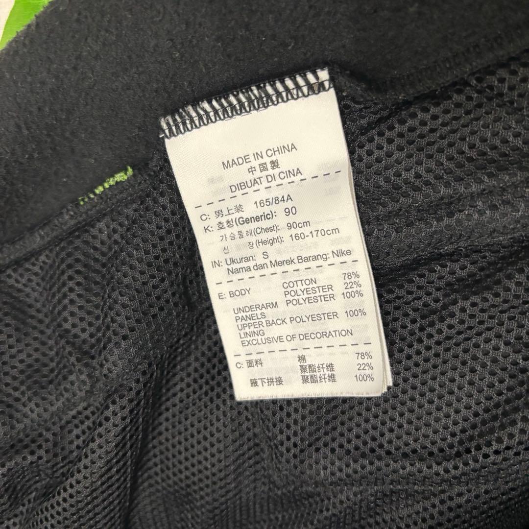 FCRB NIKE ロゴ パーカ ジャケット ダブルジップ S ブラック 黒