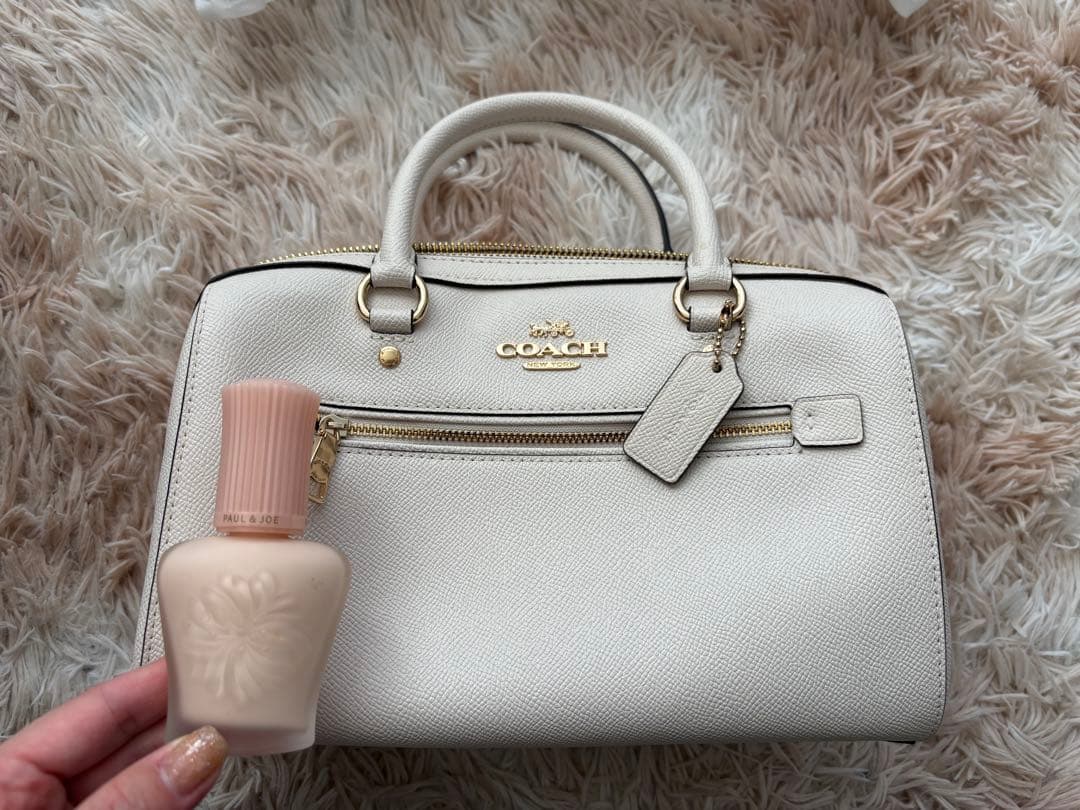 COACH ホワイト ハンドバッグ　ショルダーバッグ