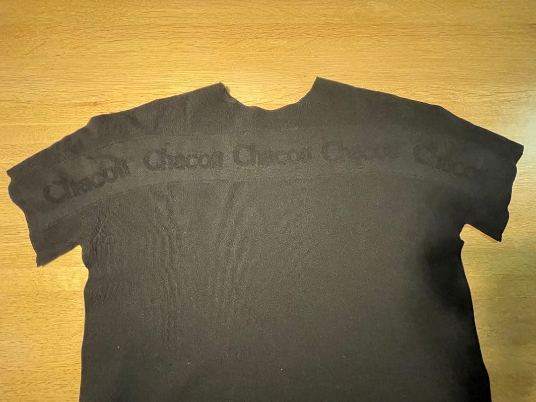 【新品未使用タグ付き】Chacott ノーソーイングTシャツ ブラック Mサイズ