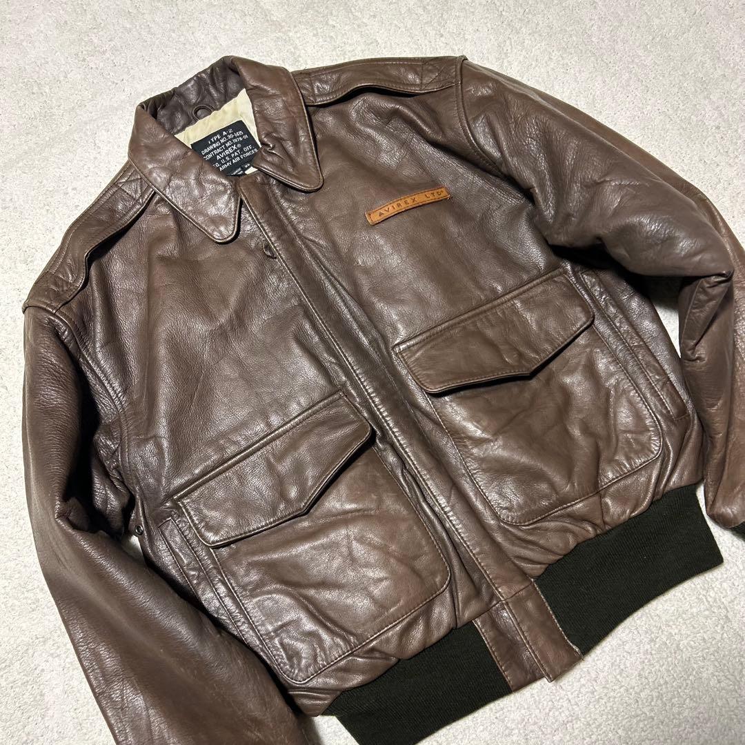 AVIREX アヴィレックス　A-2 フライトジャケット A2レザージャケット