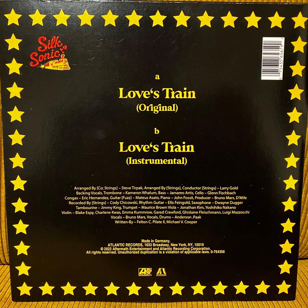 silk sonic love's train 7インチ