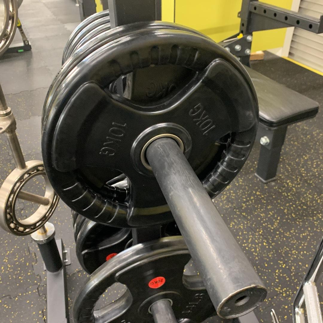 総重量90kg Φ50mm 3グリップラバープレート　計4枚SET