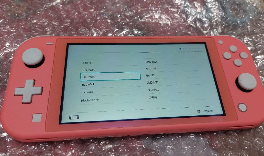 【箱無し】Nintendo SwitchLite コーラルピンク