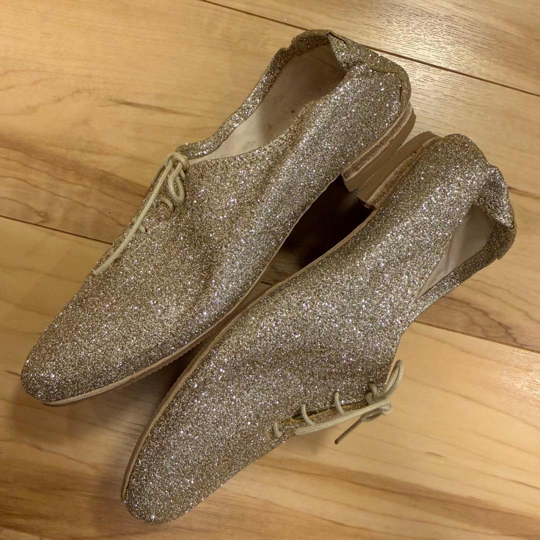 新品 E.PORSELLI/ポルセッリ バレエシューズ 23.5㎝ 約4.5万円