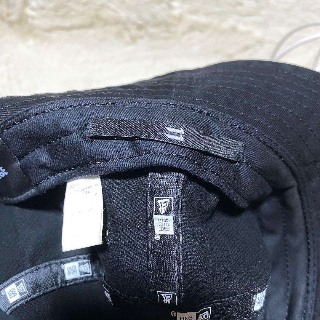 【良品】★11 by BBS×NEW ERA★バケットハット★L 黒 ロゴ 刺繍
