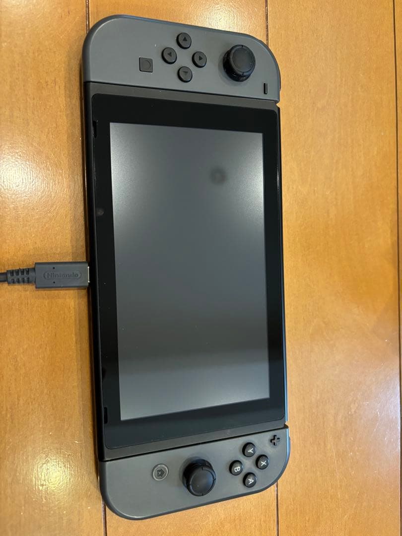 【本体バッテリー交換済】Nintendo Switch 本体 グレー 付属品あり