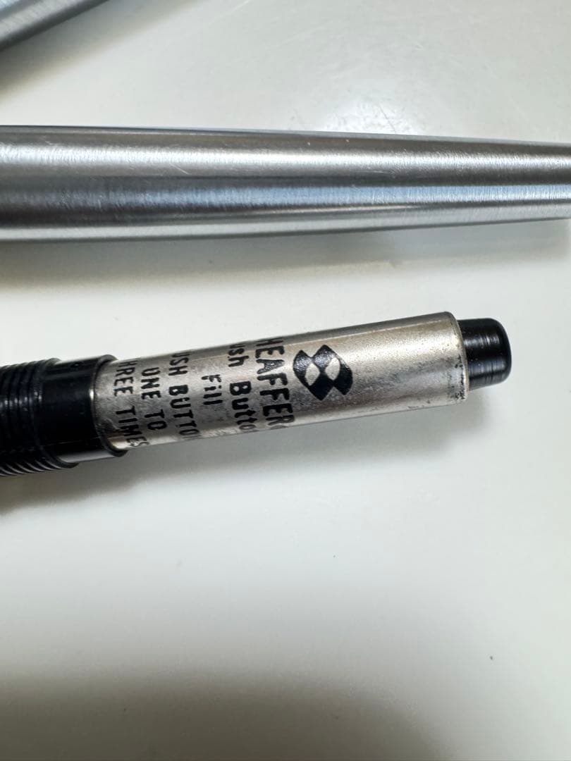 SHEAFFER シルバーボールペン 14Kゴールドペン先