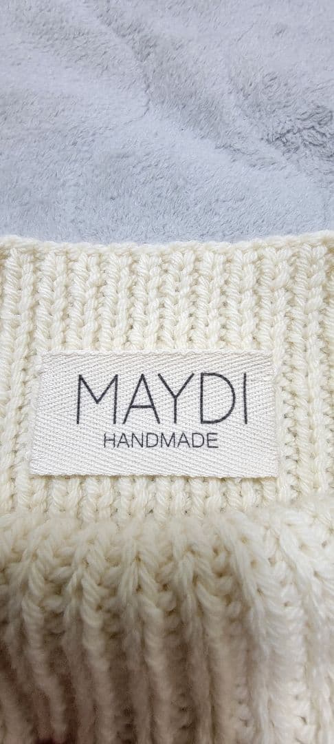 トップス MAYDI HAND KNITTED PULL VEST WITH FRING