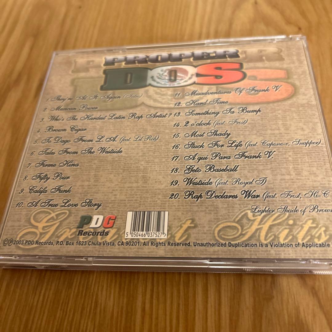 洋楽 G-rap - PROPER DOS