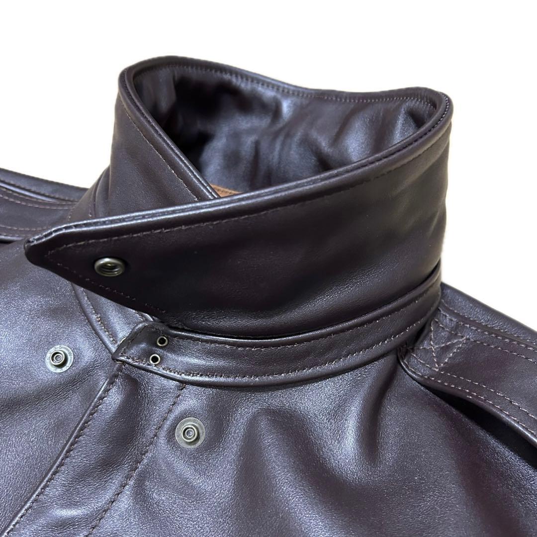 極美品 A-2 FLIGHT JACKET レザー 牛革 フライトジャケット