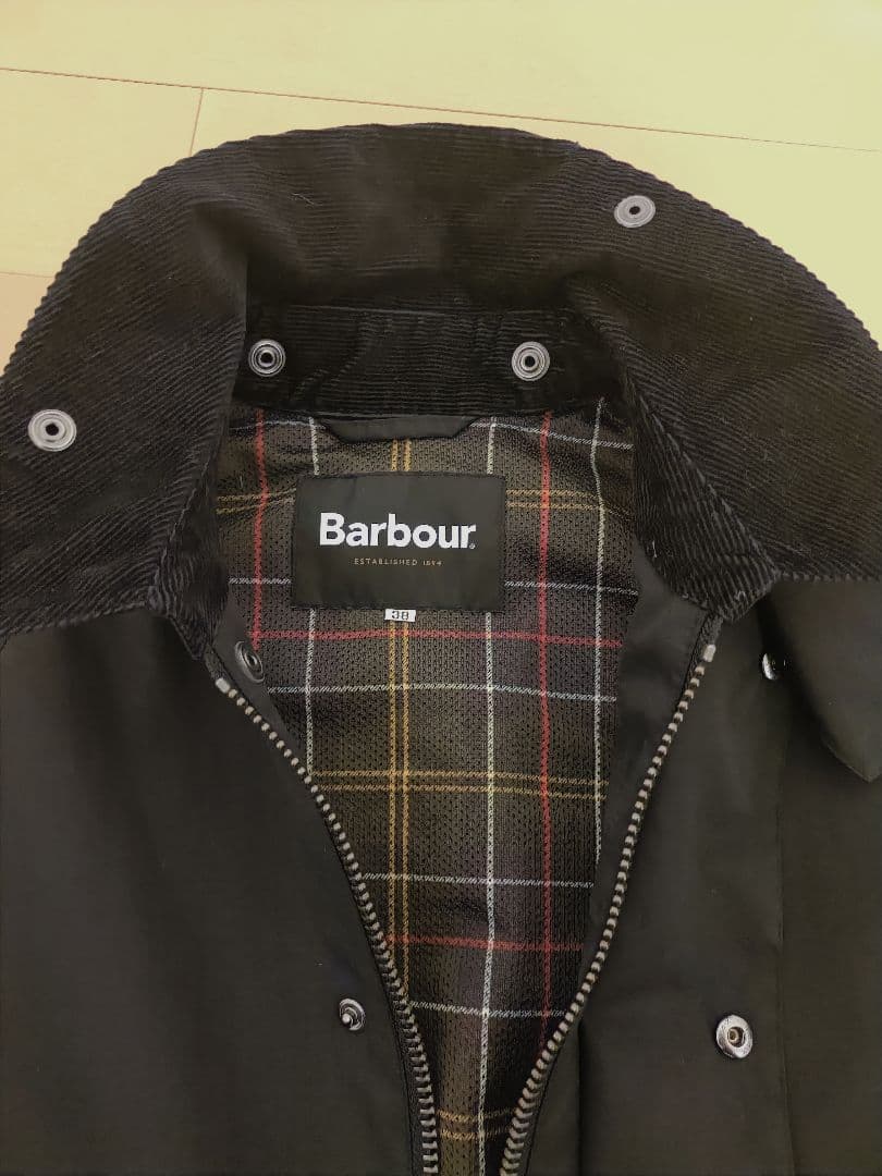 【別注】Barbour バブアー トランスポート ナイロン ブラック 38 美品