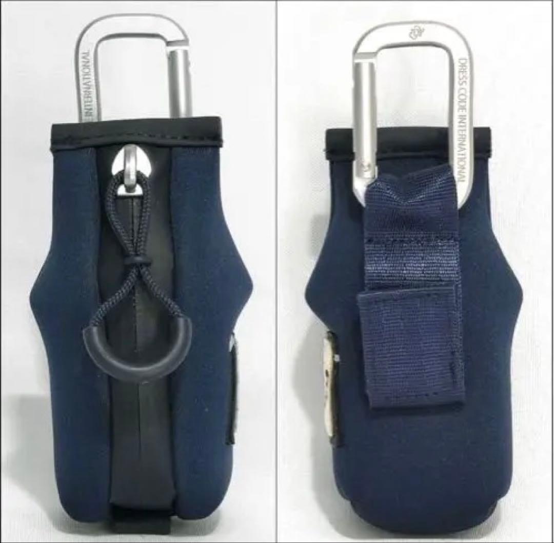 新品。ZOY ボールケース カラビナ付き 青