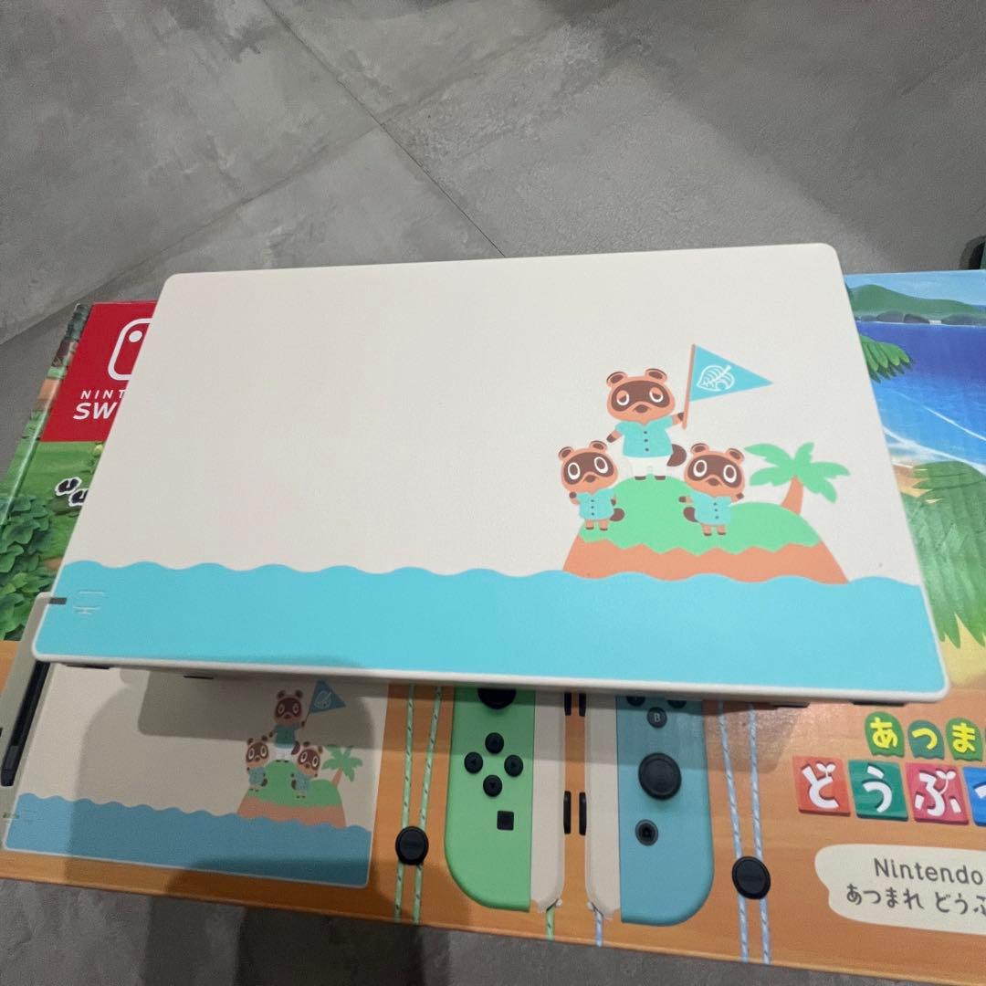 Nintendo Switch アイスブルー/ミントグリーン どうぶつの森本体