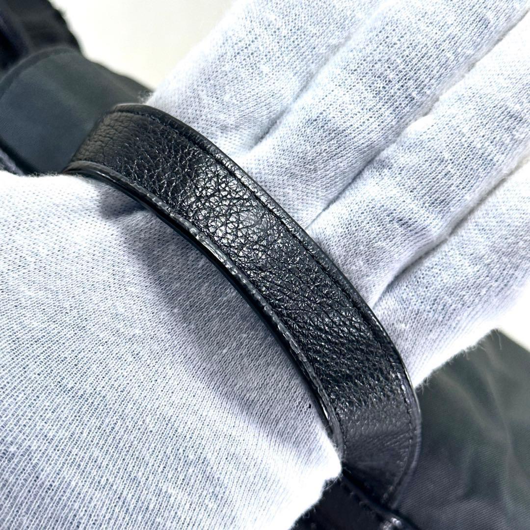 【訳あり極美品】コーチ ターンロック リュックサック ナイロン 黒 A4可