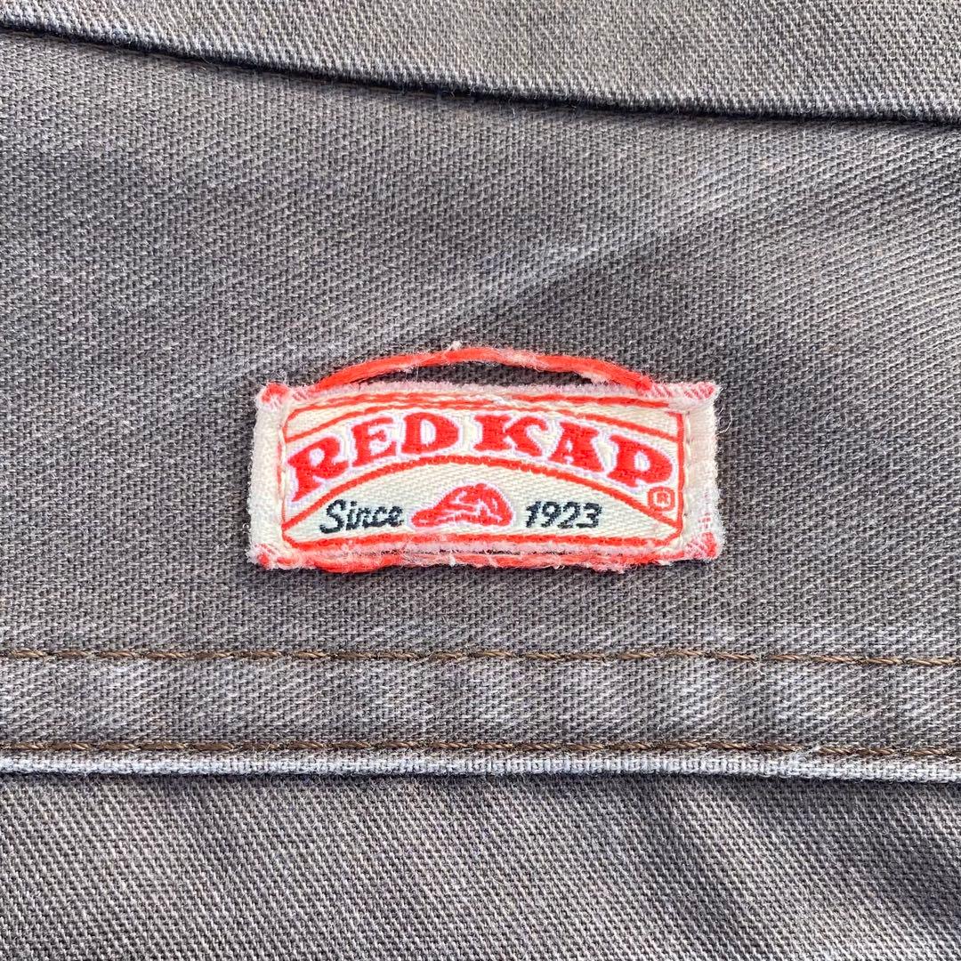 90's REDKAP フリスコパンツ　ブラウン ワークパンツ　鬼フェード　ヒゲ