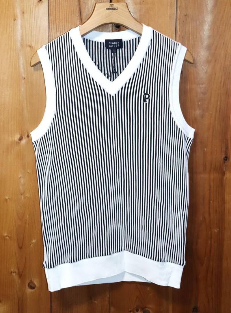 新品 パーリーゲイツ ニットベスト (4/M) Ⓗ
