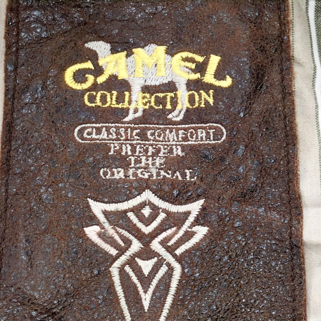 値下げ中2-55 90s古着VINTAGEレザージャケット　CAMEL