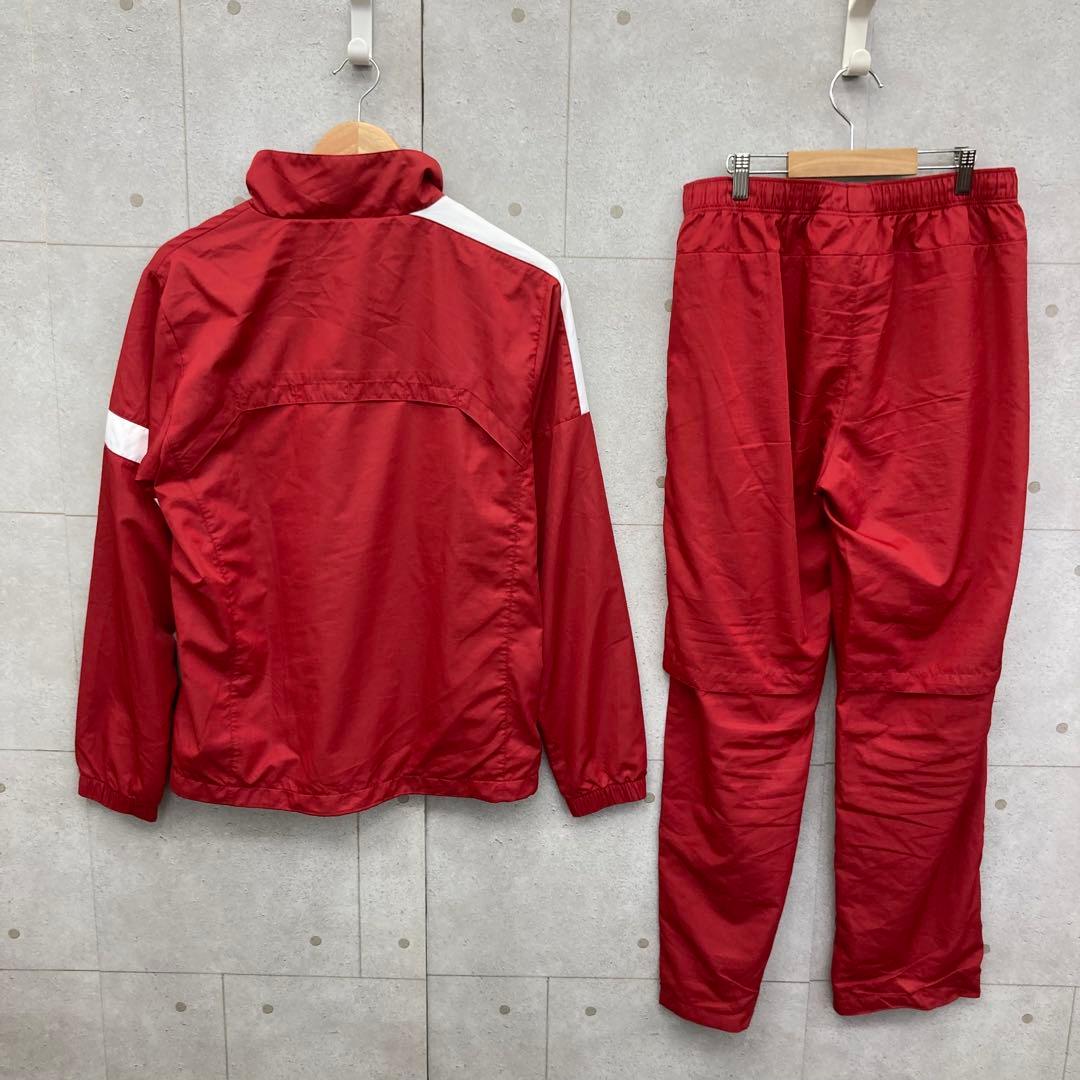 NIKE ナイキ ナイロン ウィンドブレーカー セットアップ 赤
