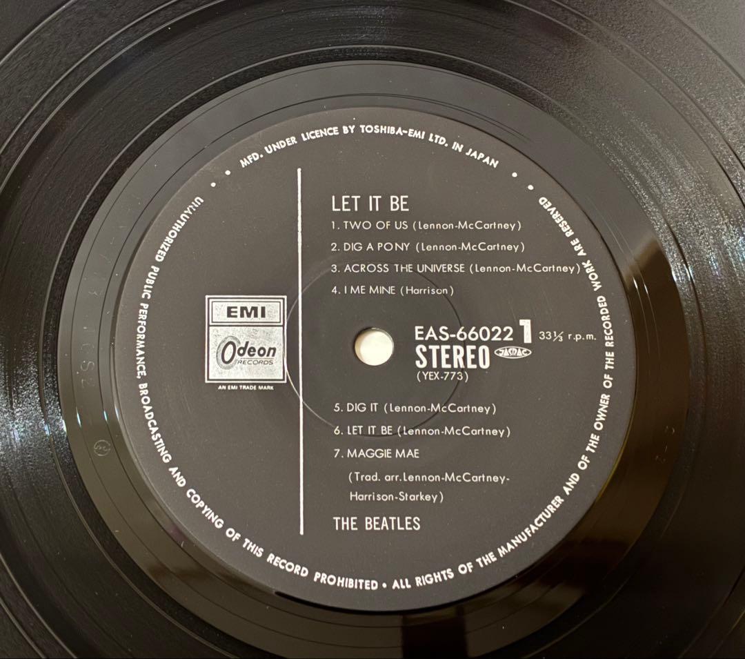 ★超貴重オデオン盤EAS-66022ビートルズレットイットビーLPレコード