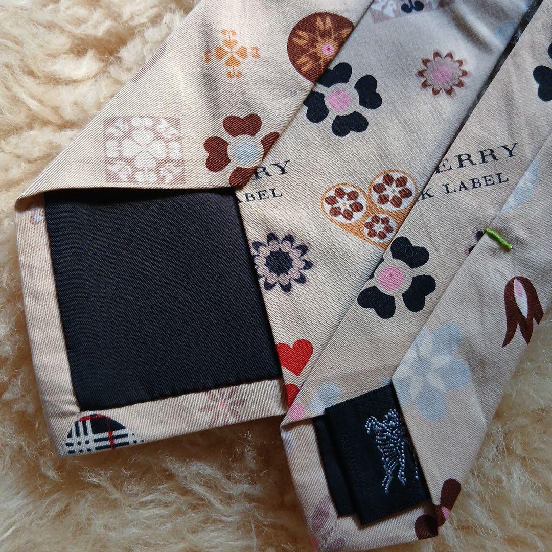☆BURBERRY BLACKLABEL モノグラム　ネクタイ☆ベージュ
