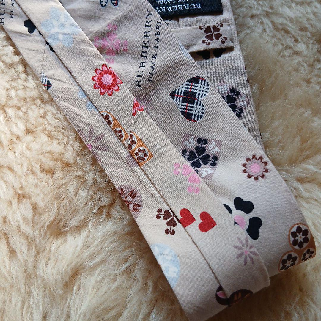☆BURBERRY BLACKLABEL モノグラム　ネクタイ☆ベージュ